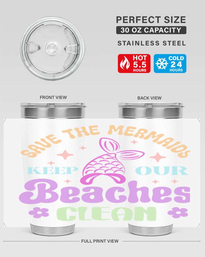 Save The Mermaids Keep Our 577#- mermaid- Tumbler
