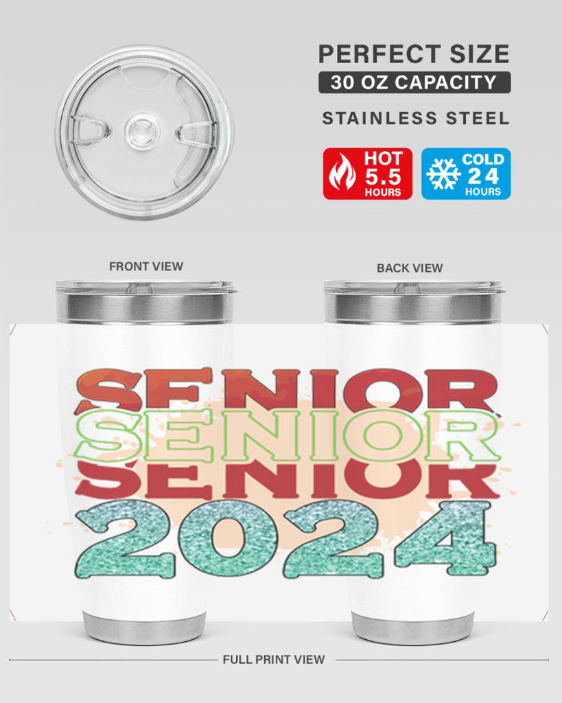 Senior 2024 1 11#- 12th grade- Tumbler