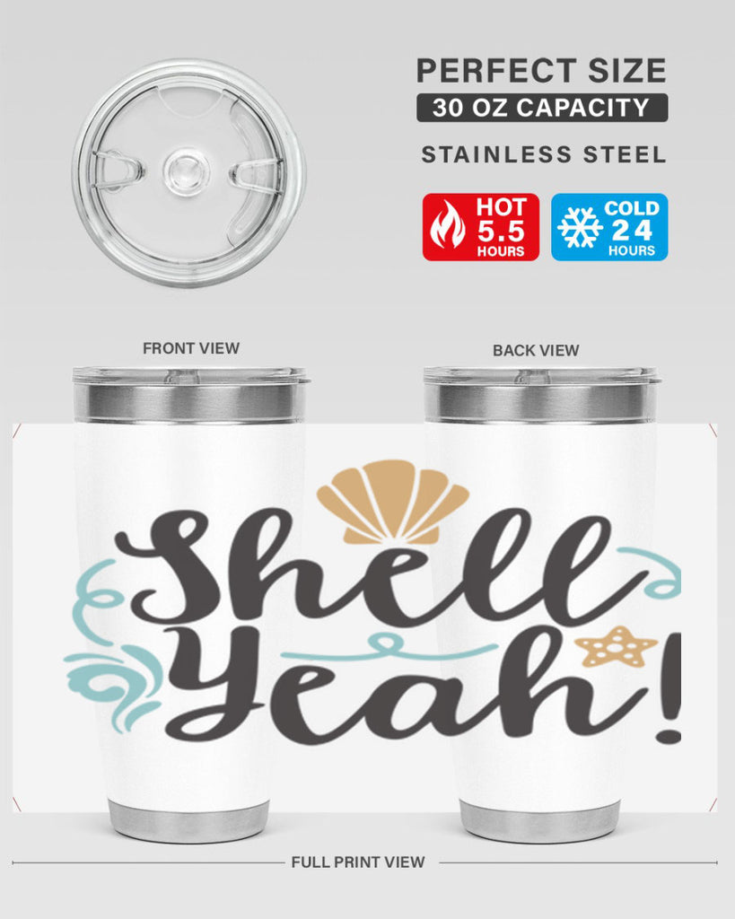 Shell Yeah 592#- mermaid- Tumbler