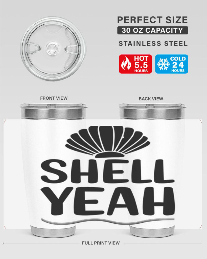 Shell yeah 597#- mermaid- Tumbler