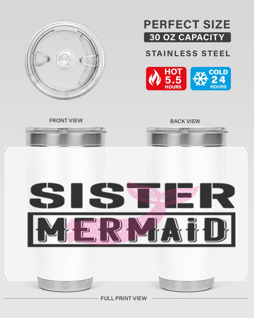 Sister mermaid 600#- mermaid- Tumbler