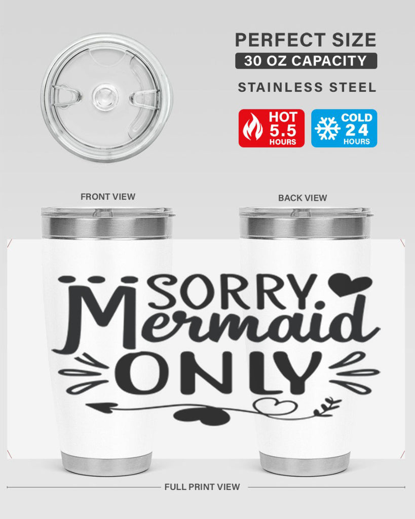 Sorry mermaid only 612#- mermaid- Tumbler