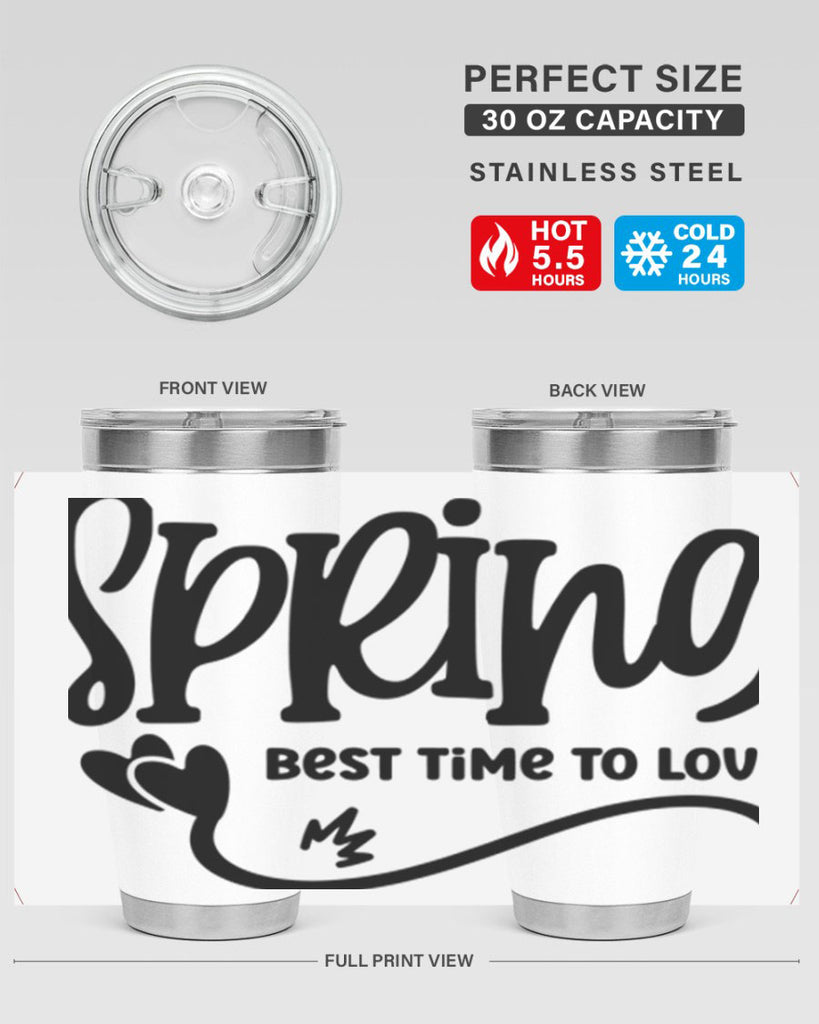 Spring Best Time to Love417#- spring- Tumbler