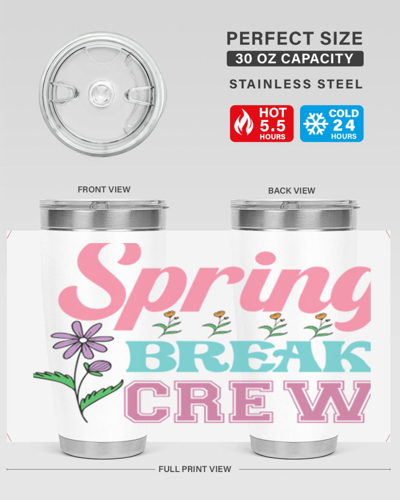 Spring Break Crew  484#- spring- Tumbler