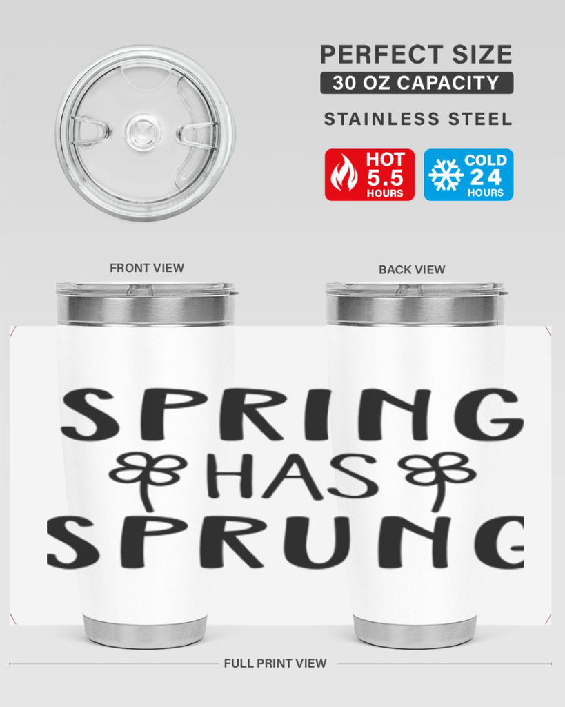Spring has sprung design  490#- spring- Tumbler