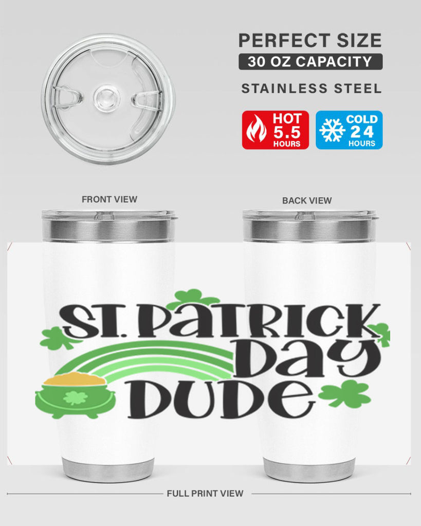St Patrick Day Dude Style 29#- St Patricks Day- Tumbler
