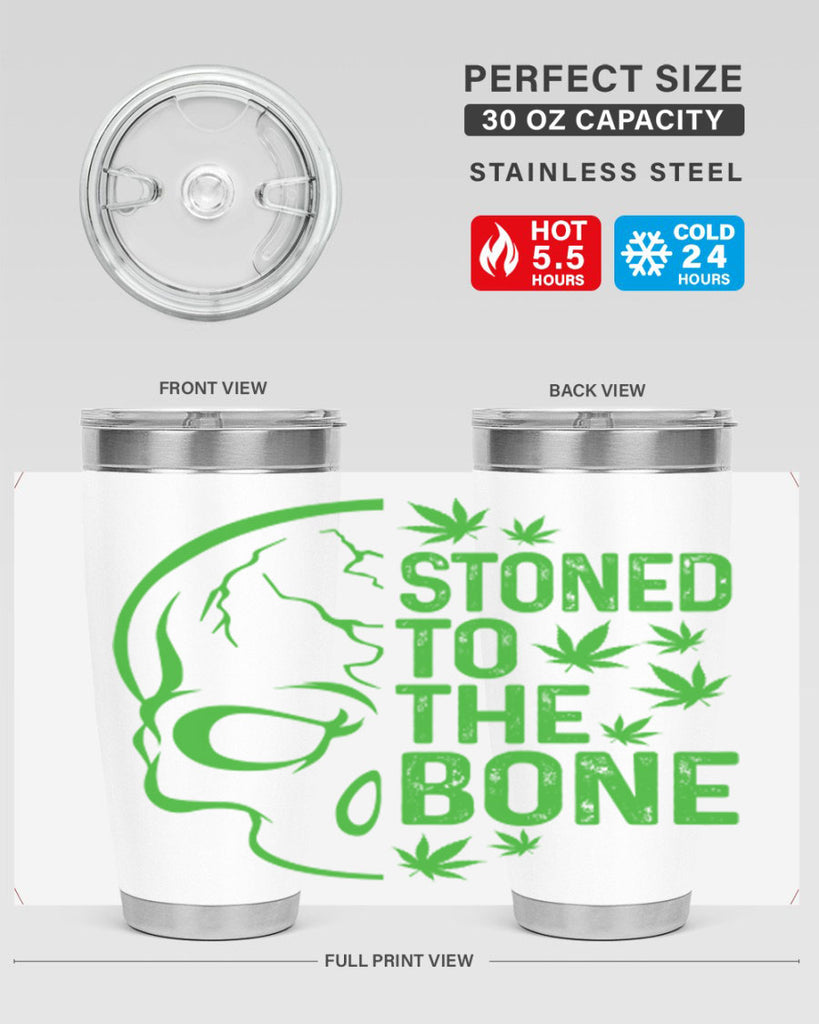 Stone To The Bone 252#- marijuana- Tumbler