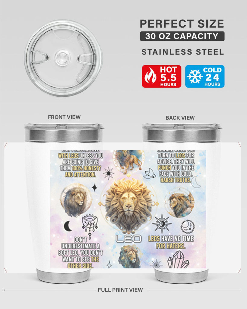 StraightLeo 473#- zodiac- Tumbler