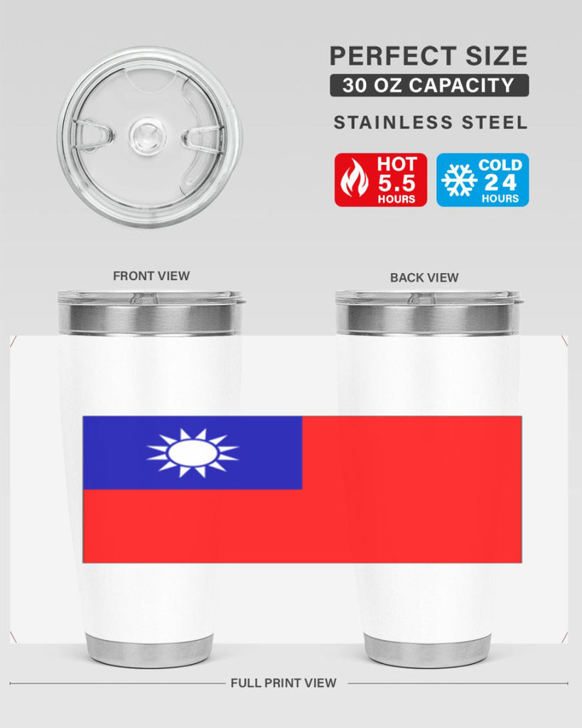 Taiwan 26#- world flags- Tumbler