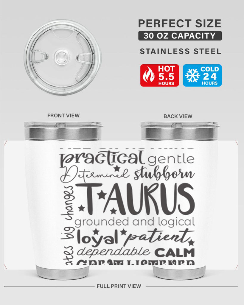 Taurus 573#- zodiac- Tumbler