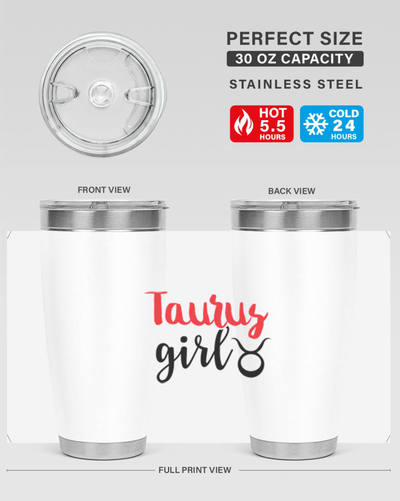 Taurus girl 489#- zodiac- Tumbler