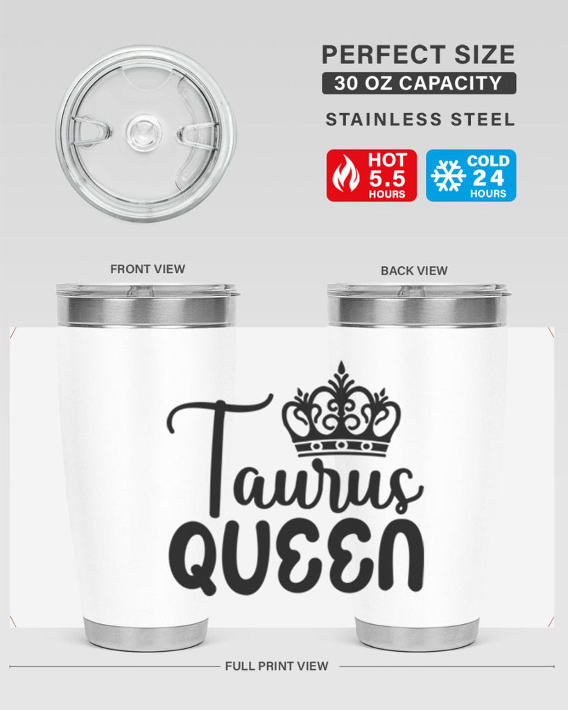 Taurus queen 504#- zodiac- Tumbler