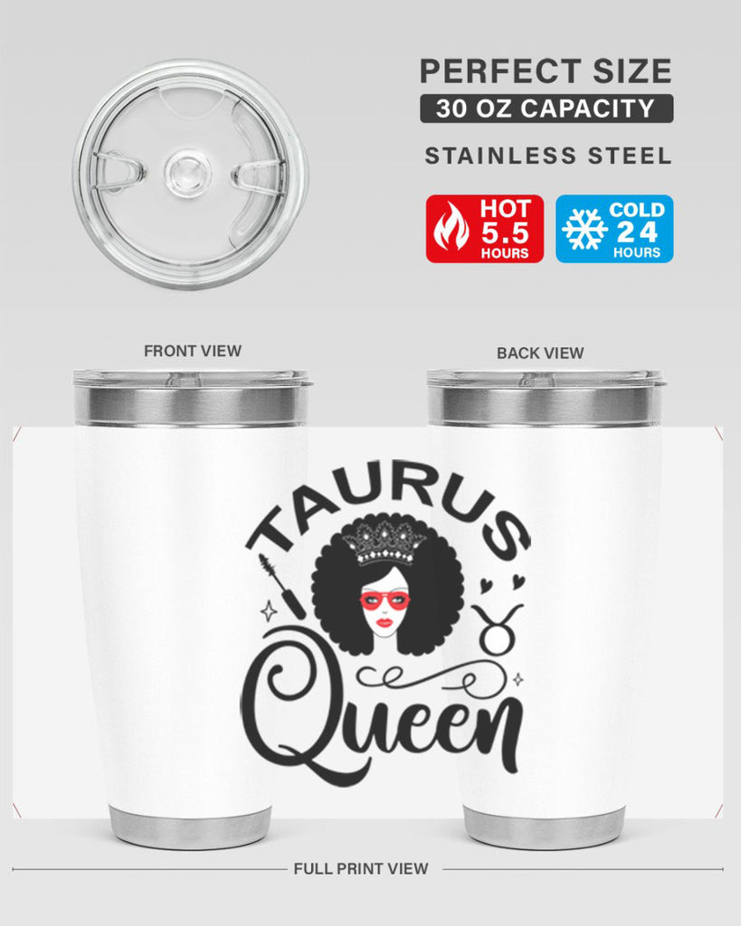 Taurus queen 505#- zodiac- Tumbler