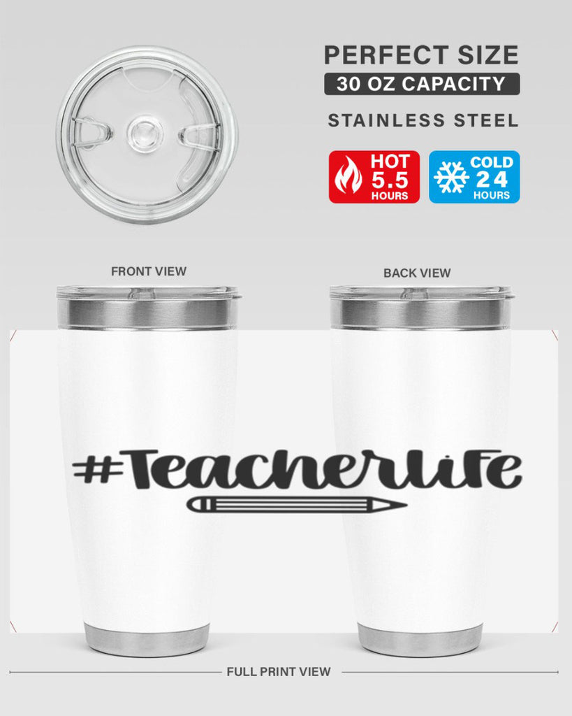 Teacher Life Style 50#- teacher- tumbler