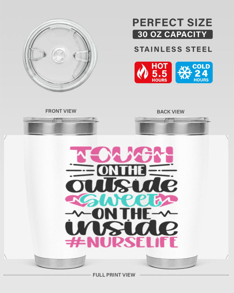 Tough On The Outside Style Style 15#- nurse- tumbler