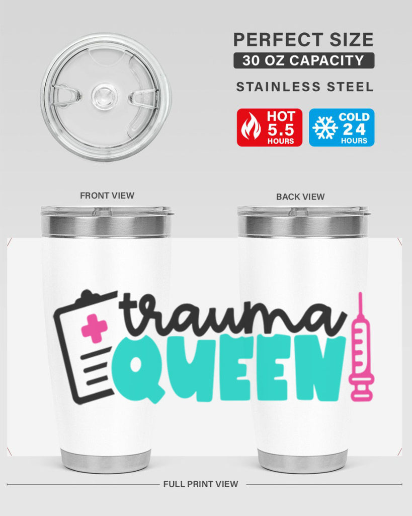 Trauma Queen Style Style 11#- nurse- tumbler