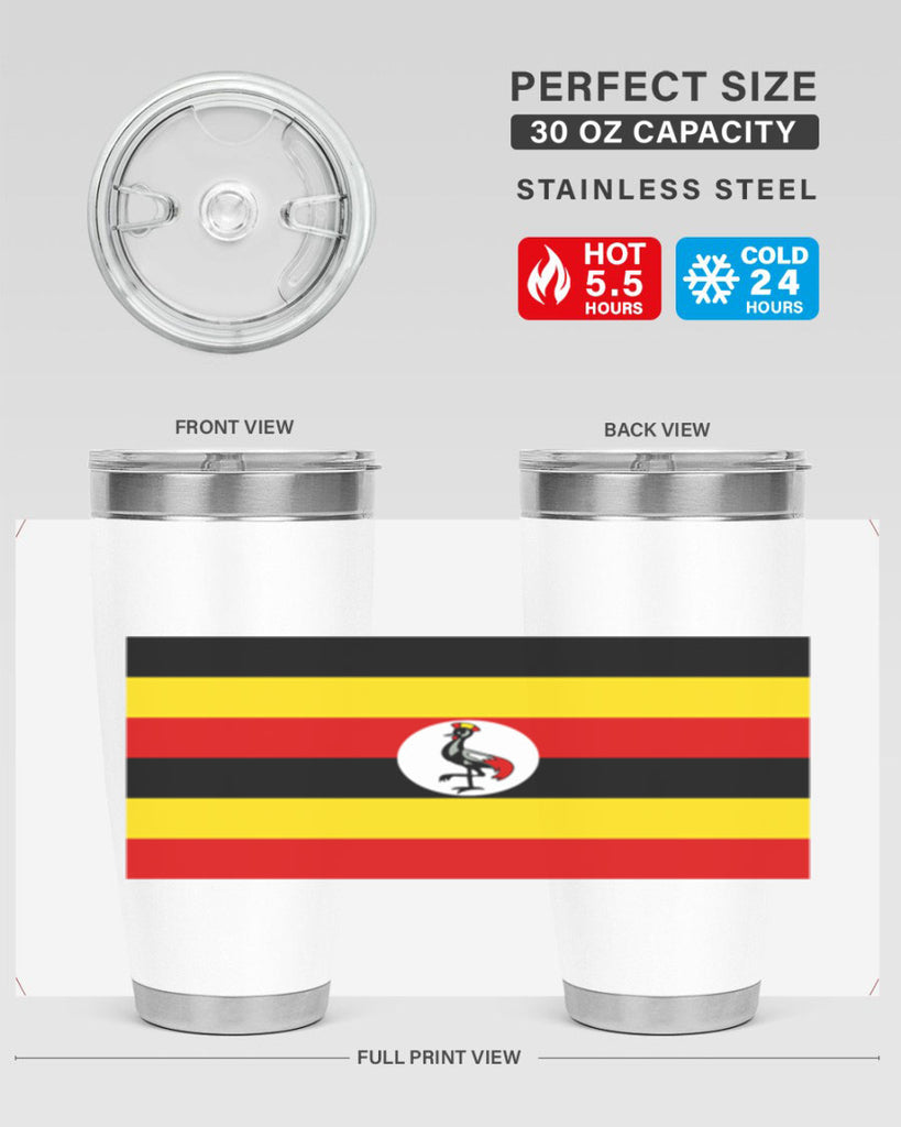 Uganda 14#- world flags- Tumbler