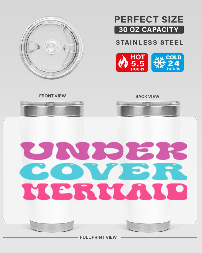 Under Cover Mermaid 635#- mermaid- Tumbler