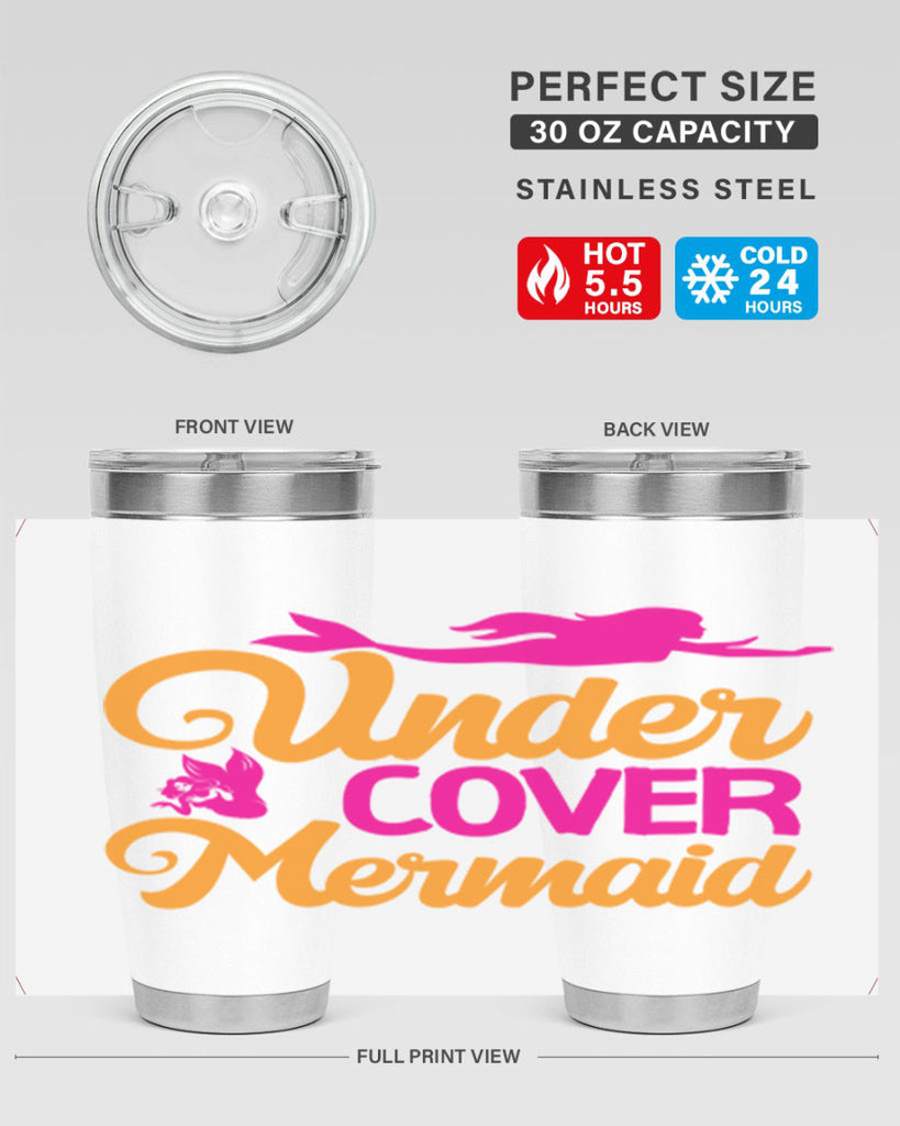 Under Cover Mermaid 638#- mermaid- Tumbler