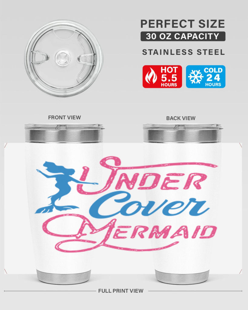 Under Cover Mermaid 640#- mermaid- Tumbler