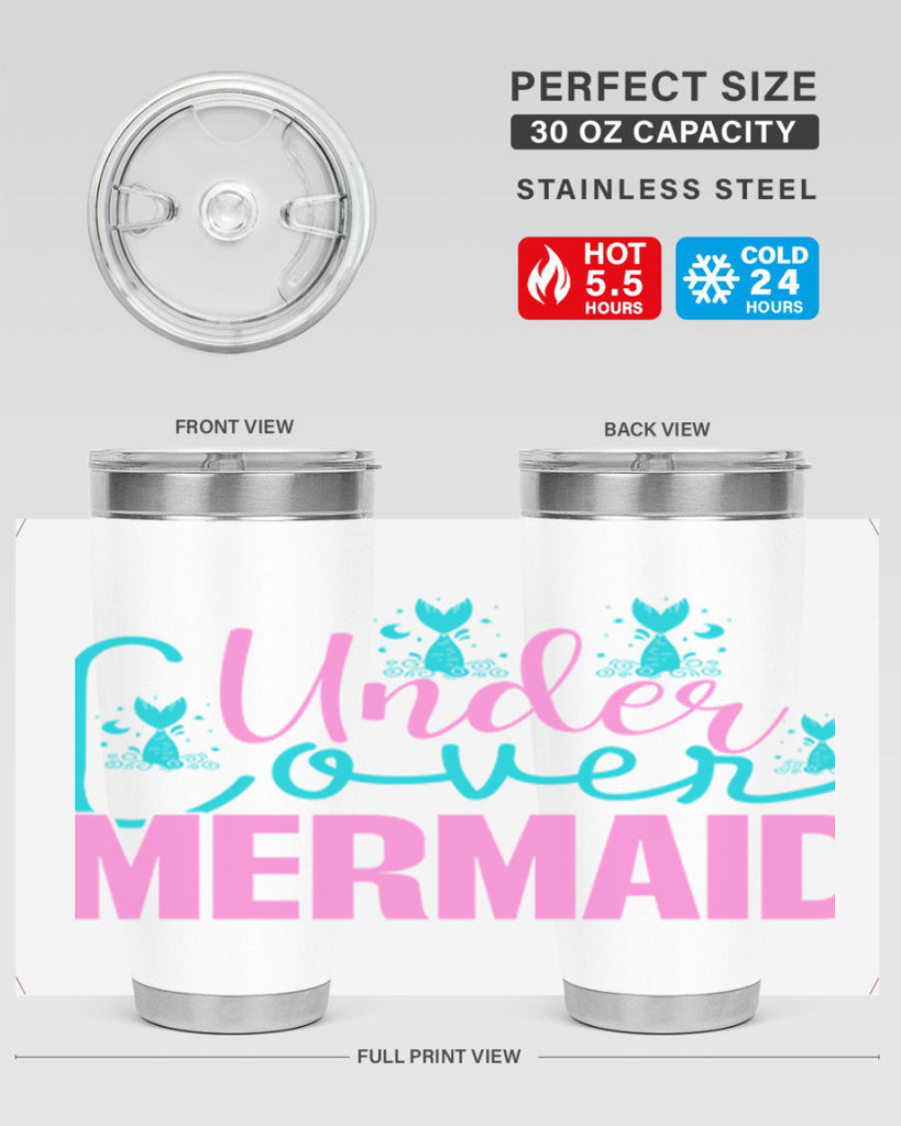 Under Cover Mermaid 643#- mermaid- Tumbler