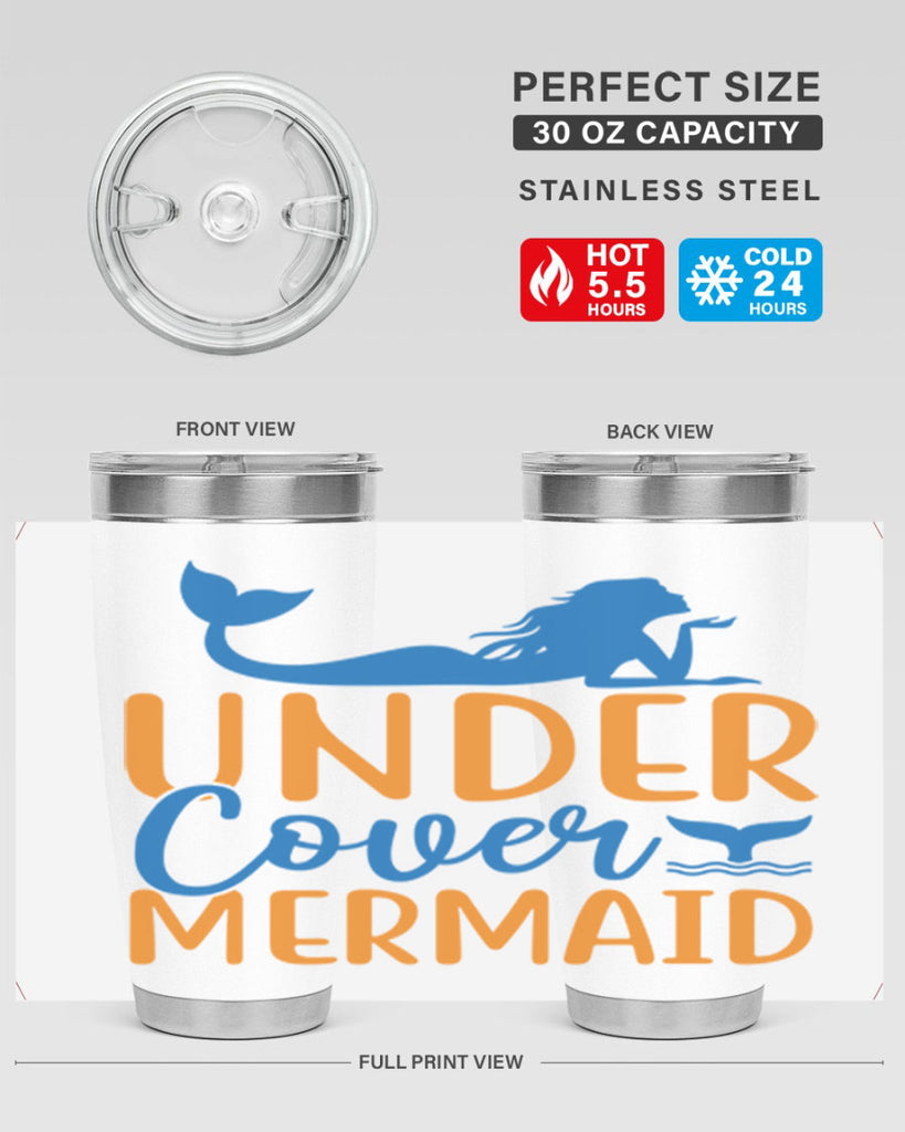 Under Cover Mermaid 644#- mermaid- Tumbler