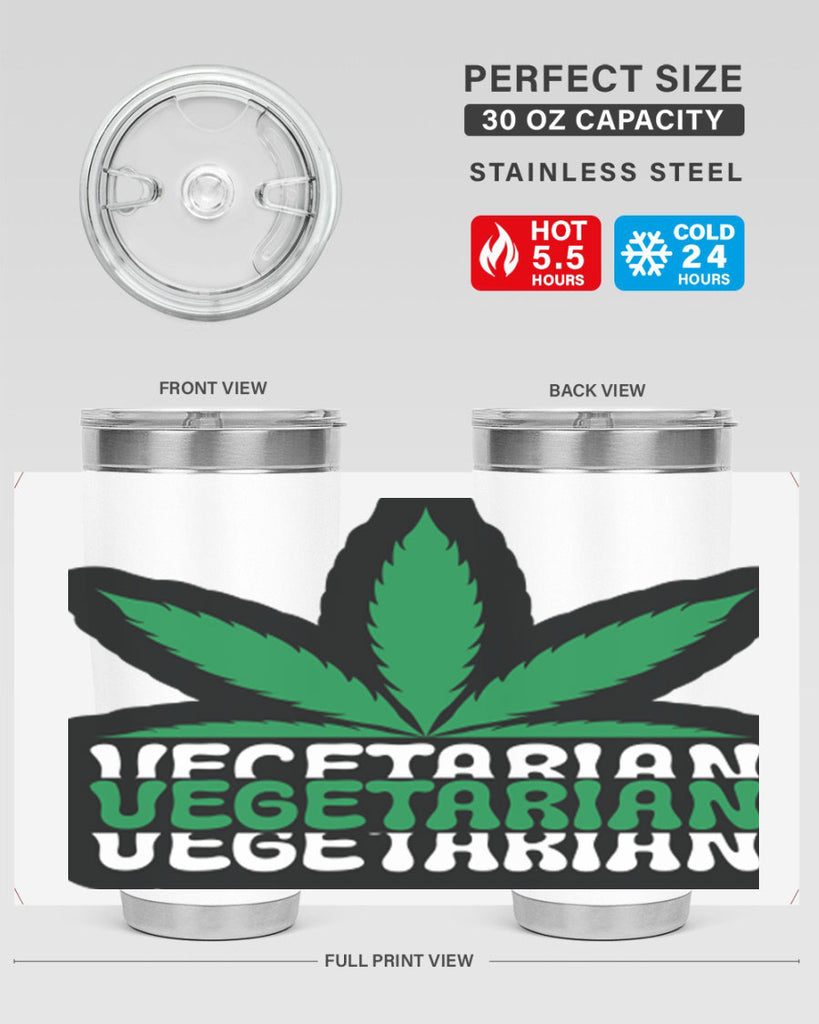 Vegetarian 271#- marijuana- Tumbler