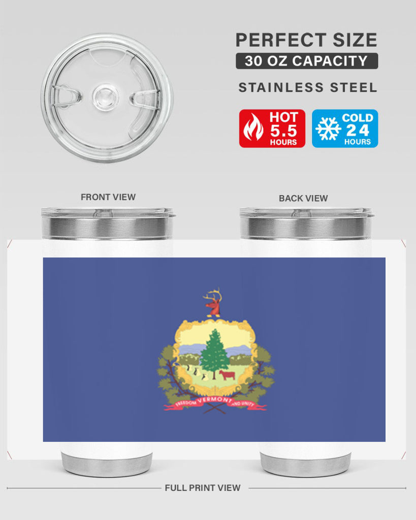 Vermont 7#- Us Flags- Tumbler