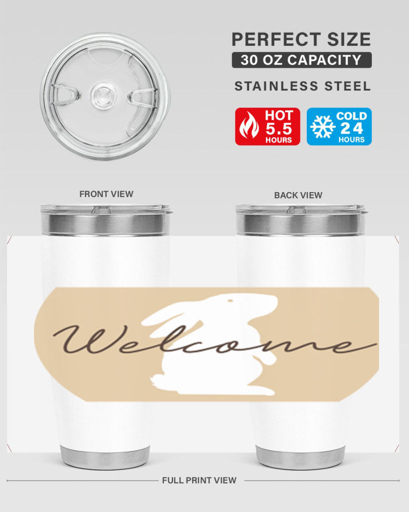 Welcome Bunny569#- spring- Tumbler