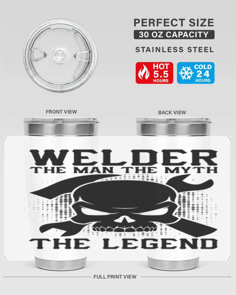 Welder the man Style 4#- welder- tumbler