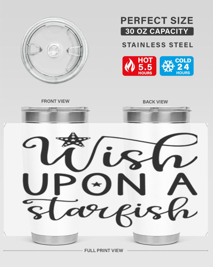 Wish upon a starfish  602#- spring- Tumbler