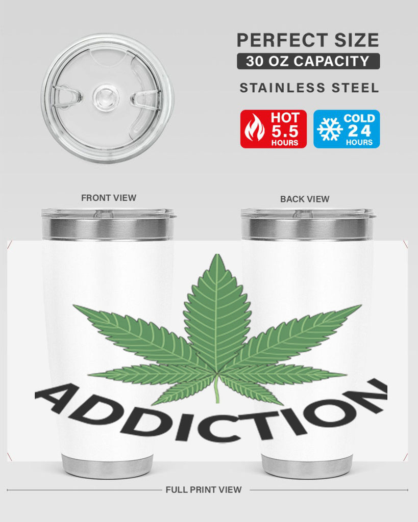 addiction cannabis 8#- marijuana- Tumbler