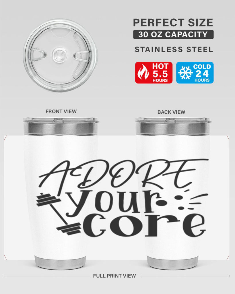 adore your core 53#- gym- Tumbler