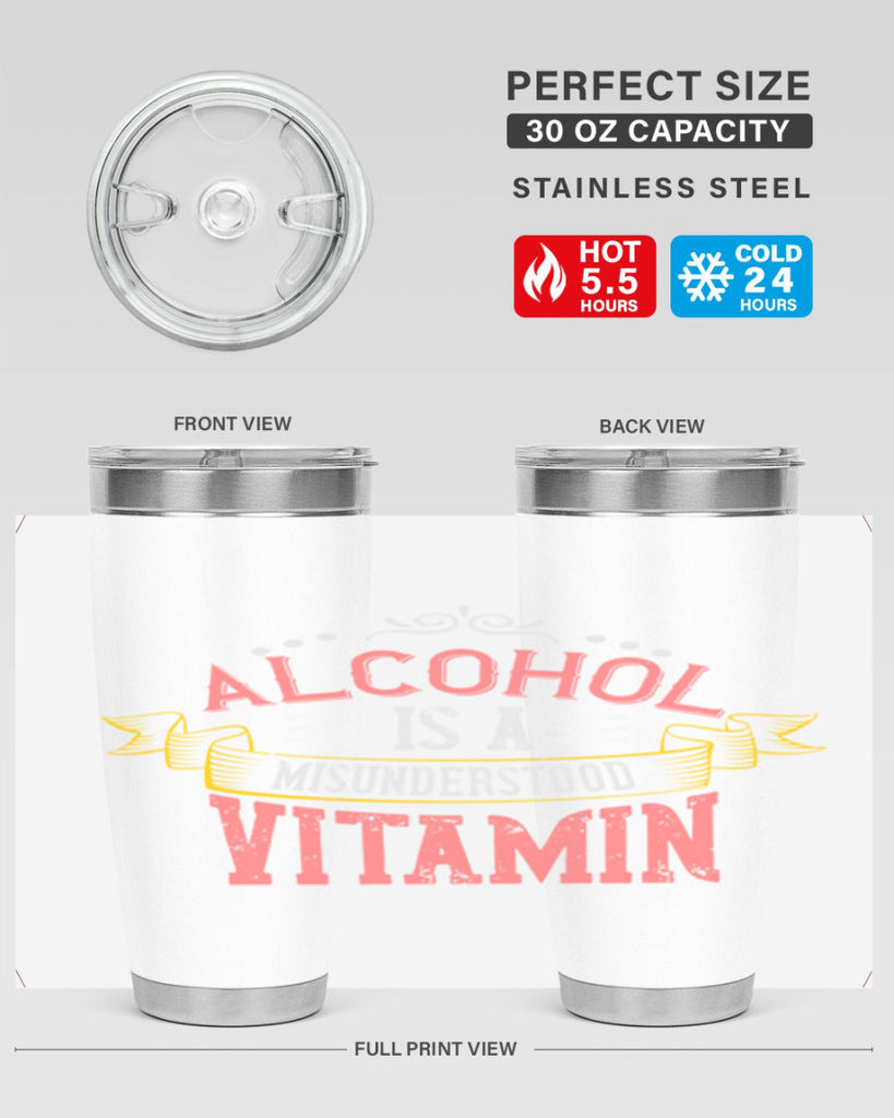 alcohol is a misunderstood vitamin 50#- cooking- Tumbler