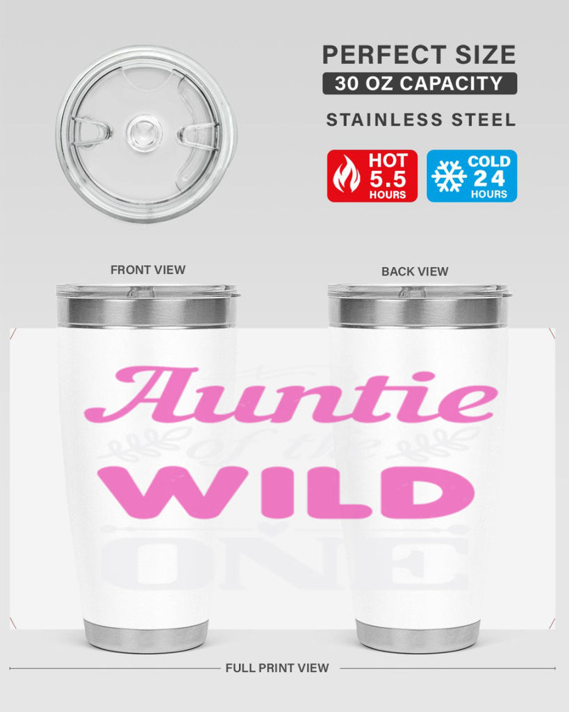 auntie of the wild one Style 63#- aunt- Tumbler