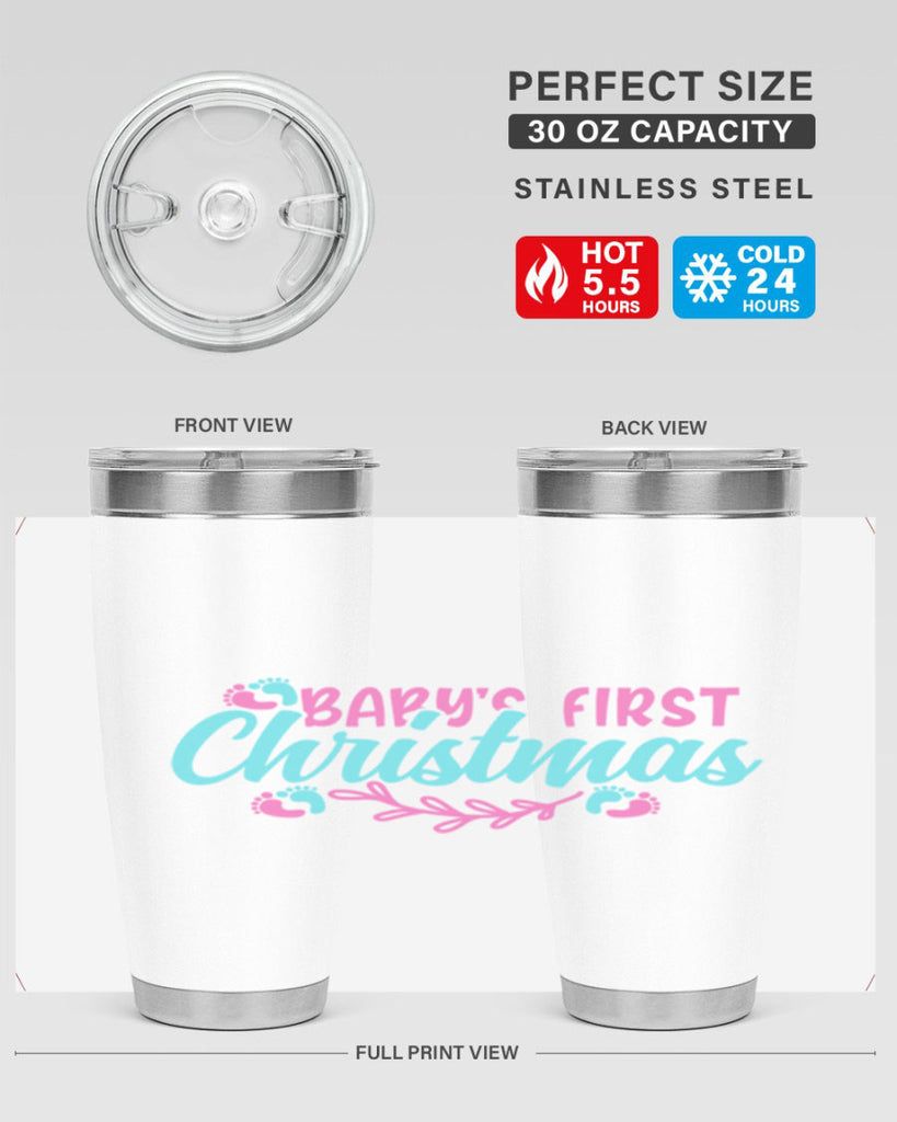 babys first christmas Style 287#- baby- tumbler