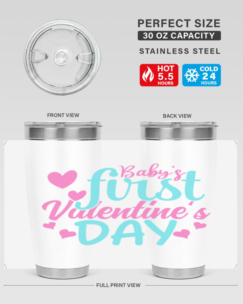 babys first valentines day Style 281#- baby- tumbler
