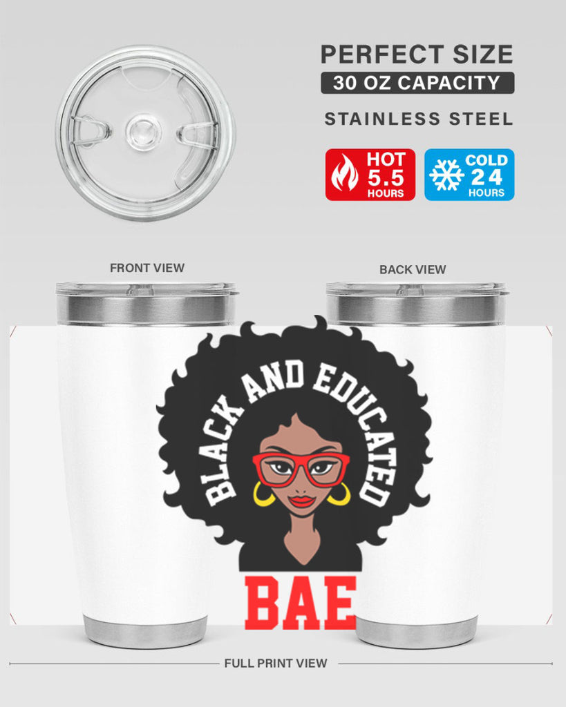 bae black and educated 267#- black words phrases- Cotton Tank