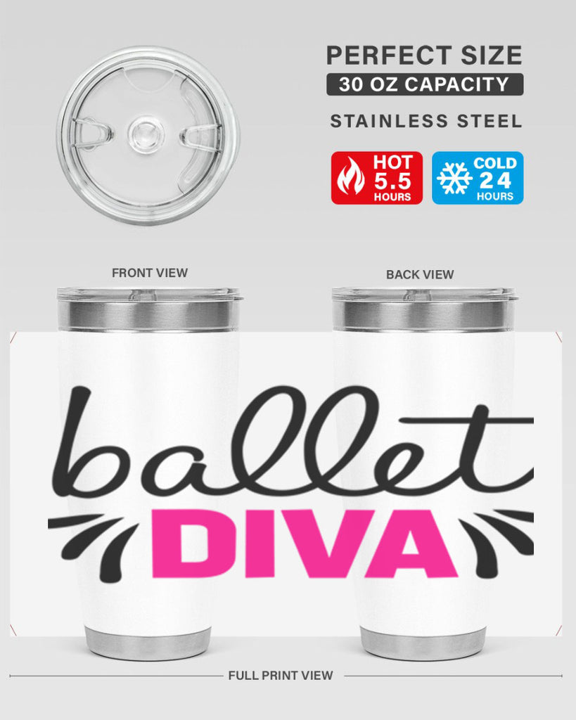 ballet diva 3#- ballet- Tumbler