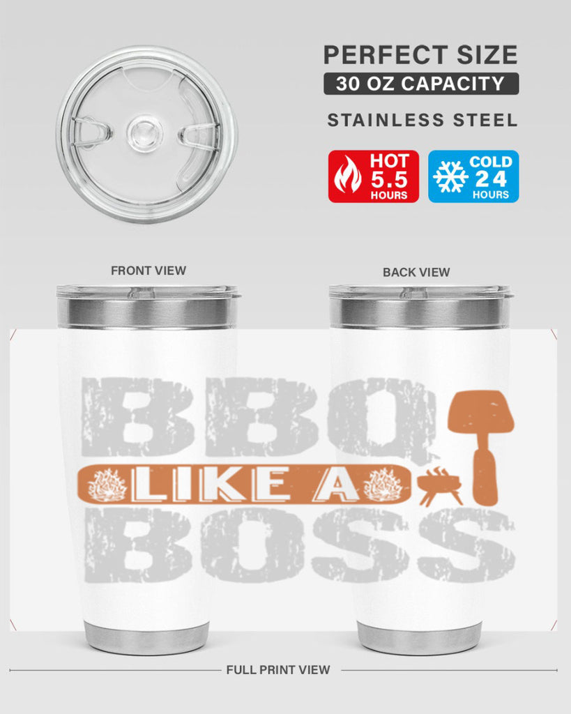 bbq like a boss 6#- bbq- Tumbler