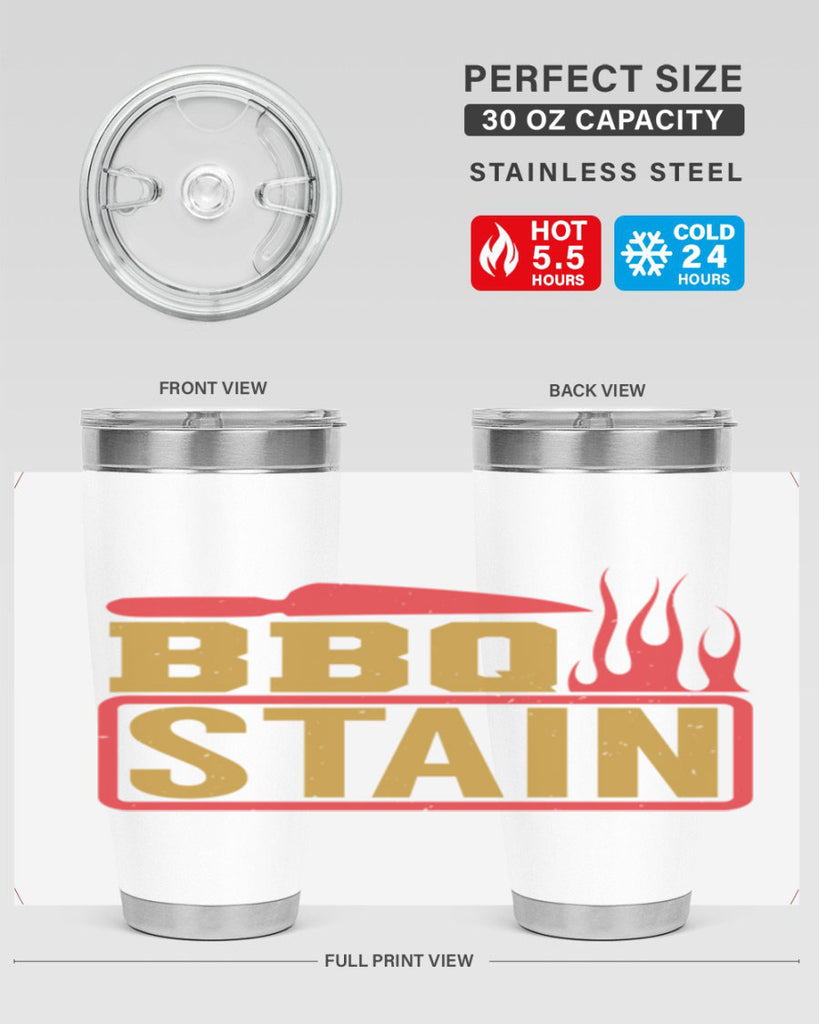 bbq stain 3#- bbq- Tumbler