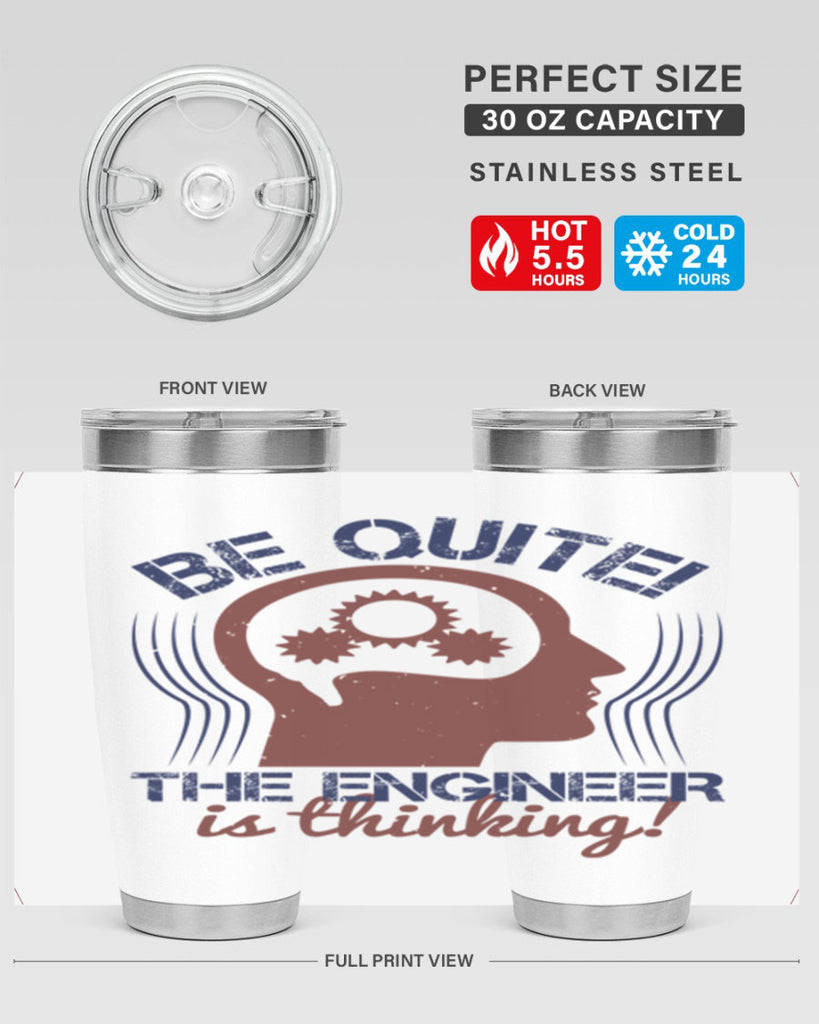 be quite the engineer is thinking Style 39#- engineer- tumbler