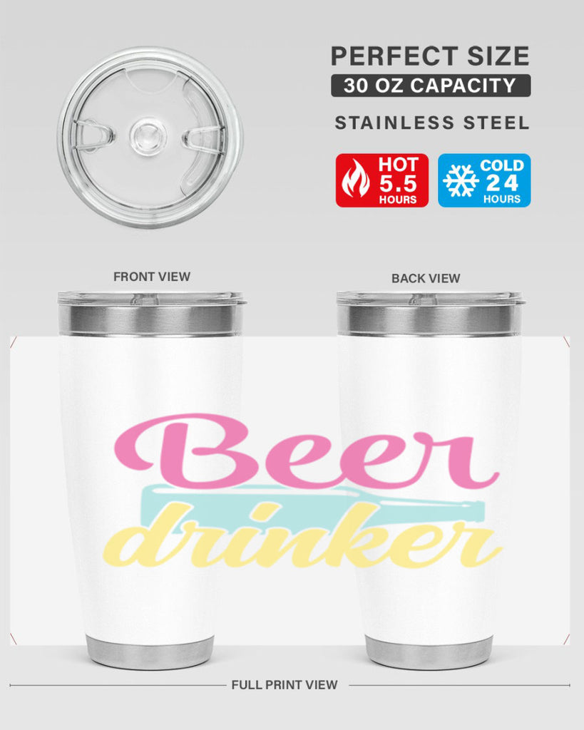 beer drinker 134#- beer- Tumbler