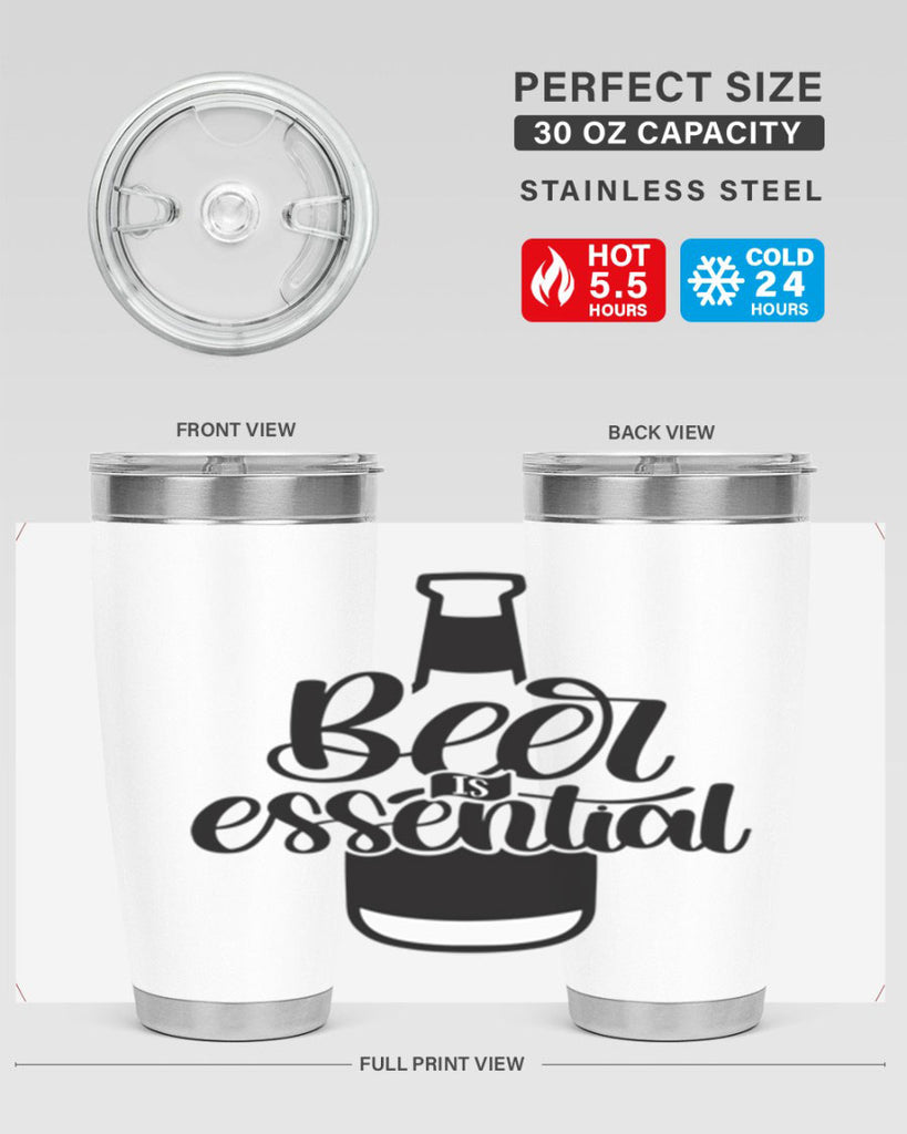 beer is essential 48#- beer- Tumbler