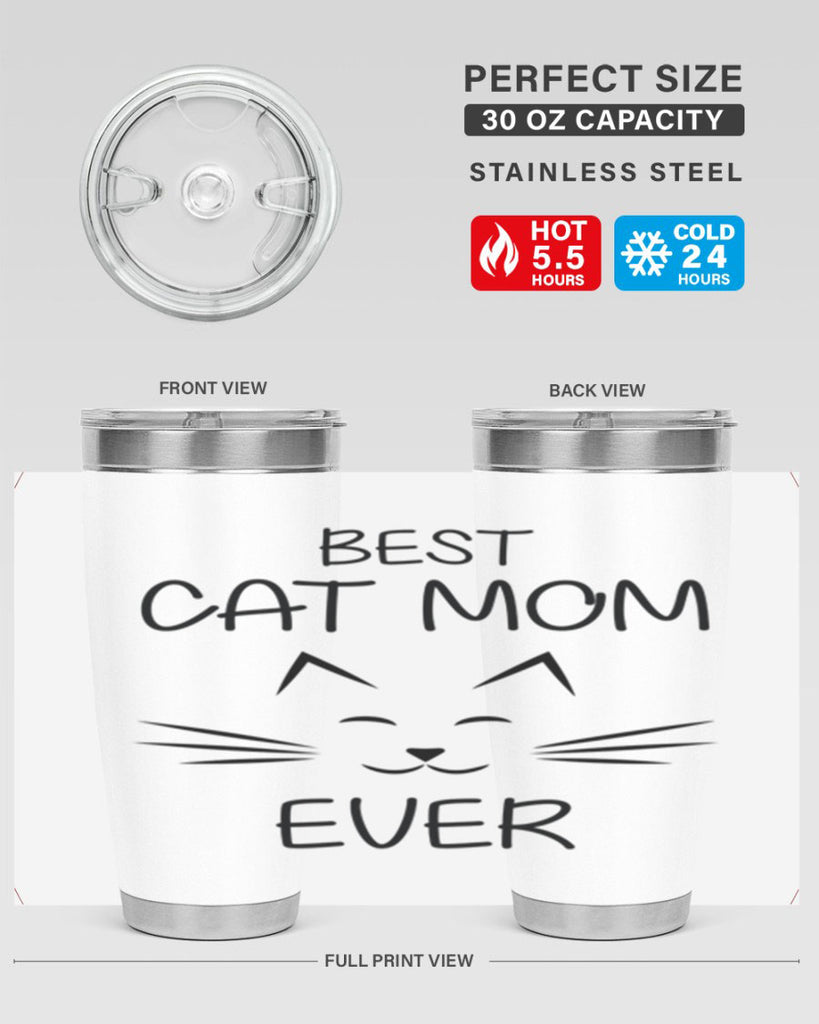 best cat mom ever 210#- mom- Tumbler