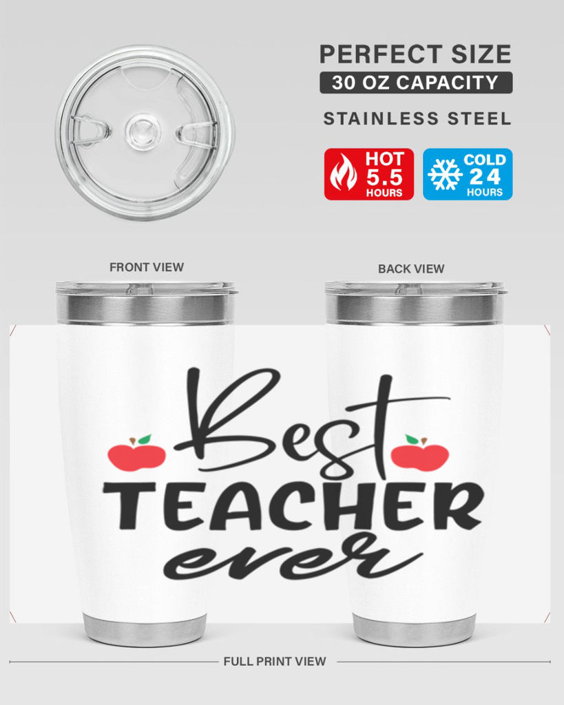 best teacher ever Style 188#- teacher- tumbler