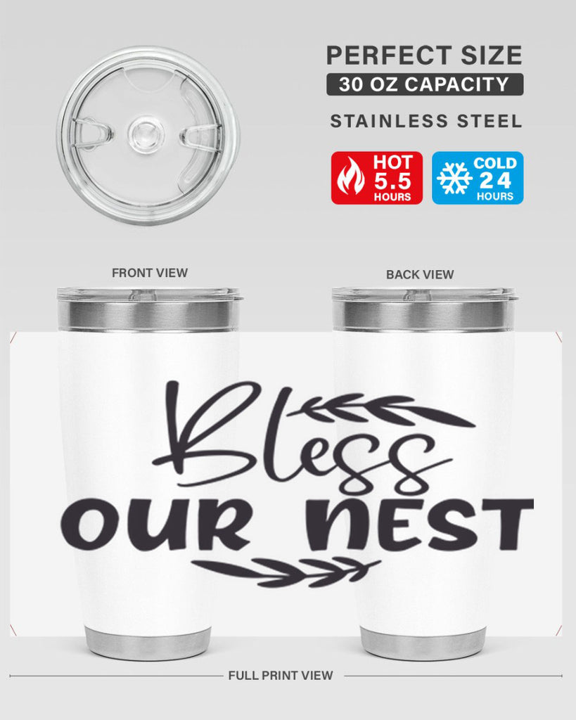 bless our nest 85#- home- Tumbler