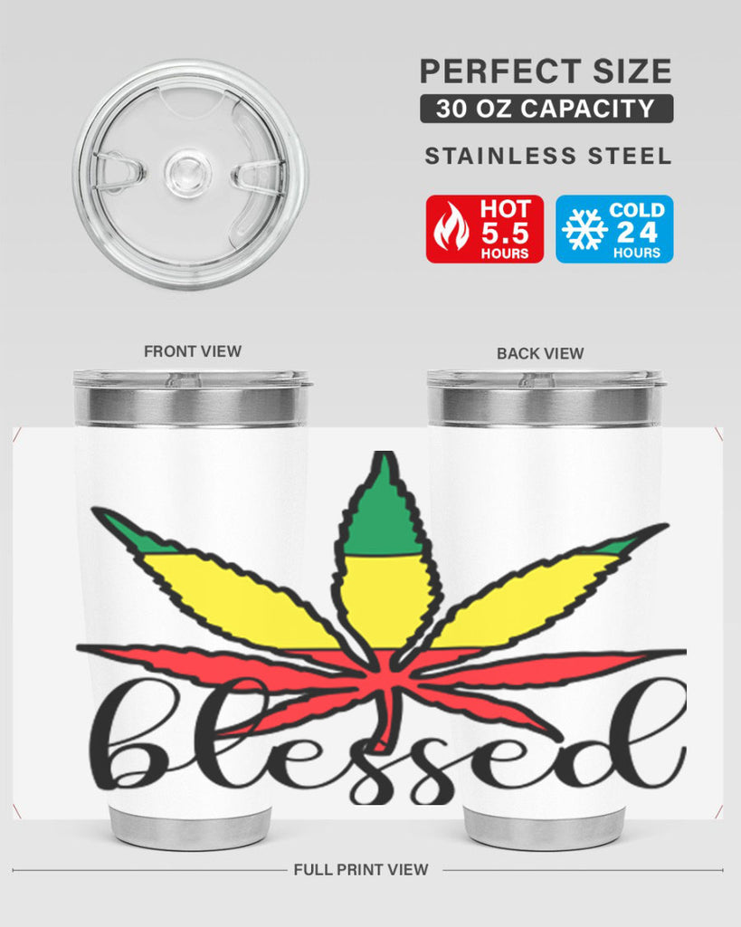 blessed cannabis jamacian 18#- marijuana- Tumbler