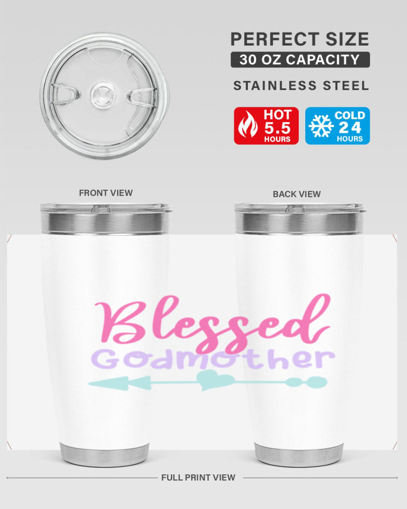 blessed godmother 2#- God Parent- Tumbler