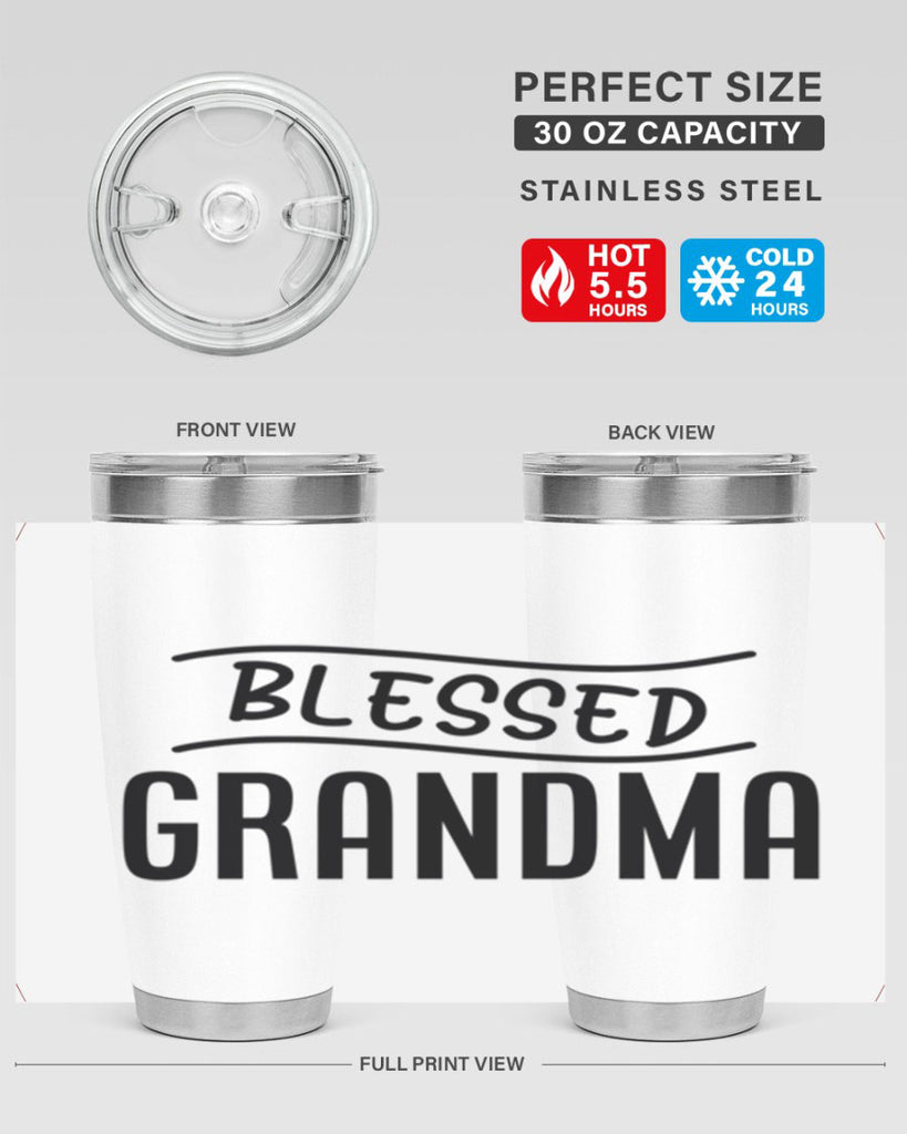 blessed grandma 62#- grandma - nana- Tumbler